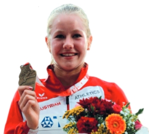Junioren-Weltmeisterin Sarah Lagger, Bydgoszsz 2017